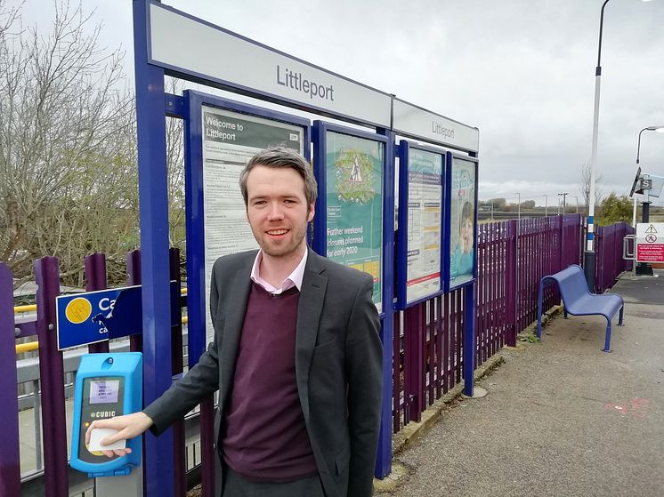 Smart card reader at Littleport