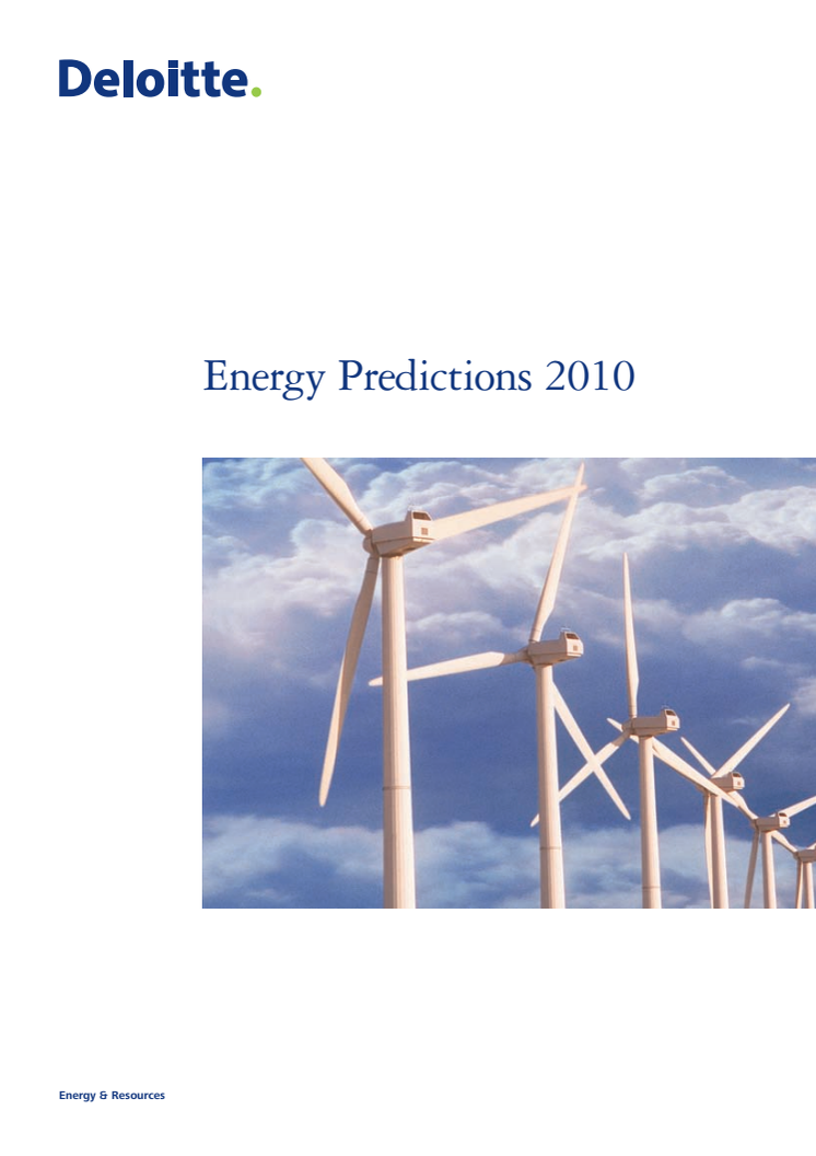 Energy Predictions 2009