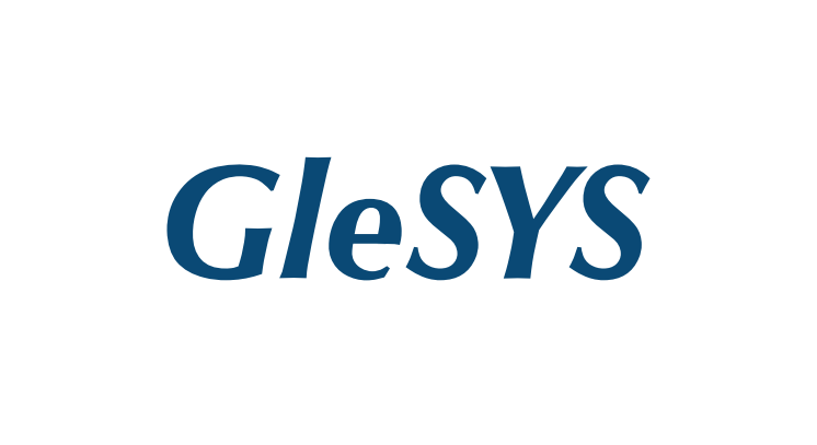 GleSYS logotyp för tryck