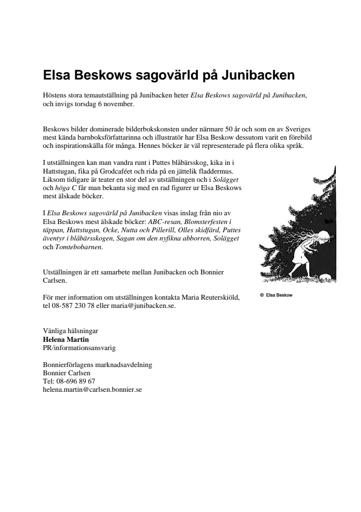 Elsa Beskows sagovärld på Junibacken