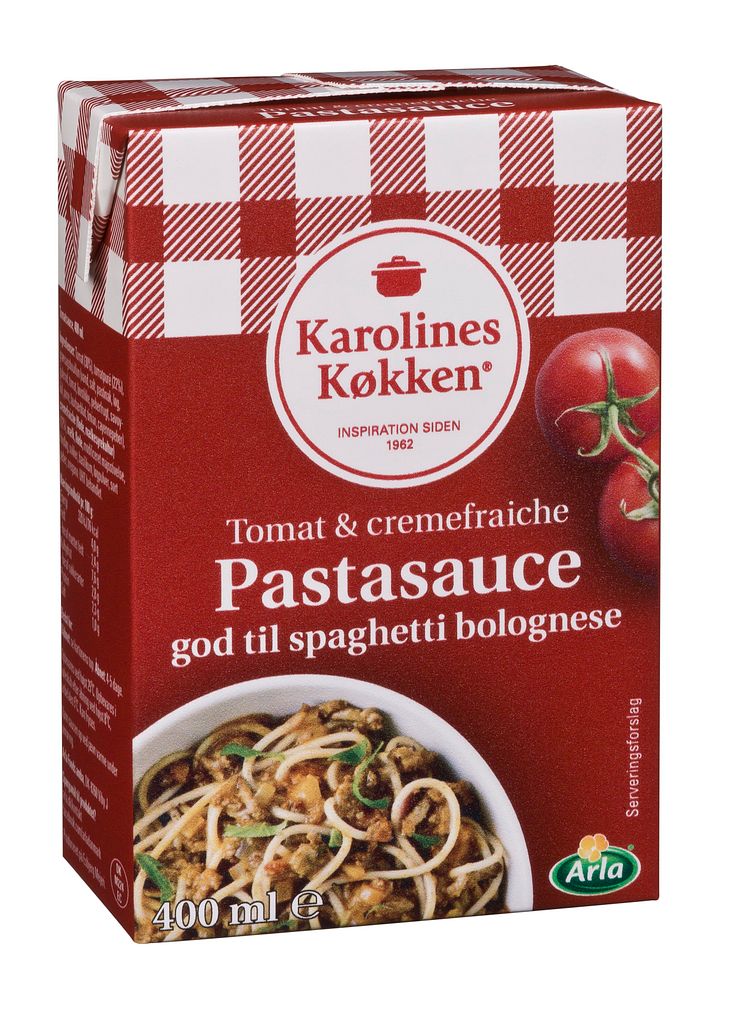 Pastasauce med tomat og creme fraiche