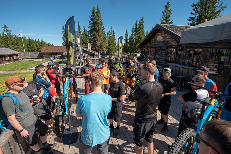 Lansering på idyllisk seter