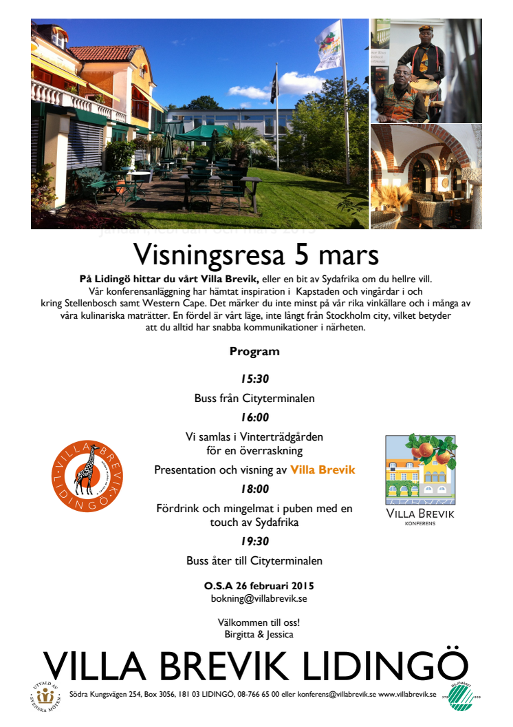 Visningsresa till Villa Brevik 5 mars 