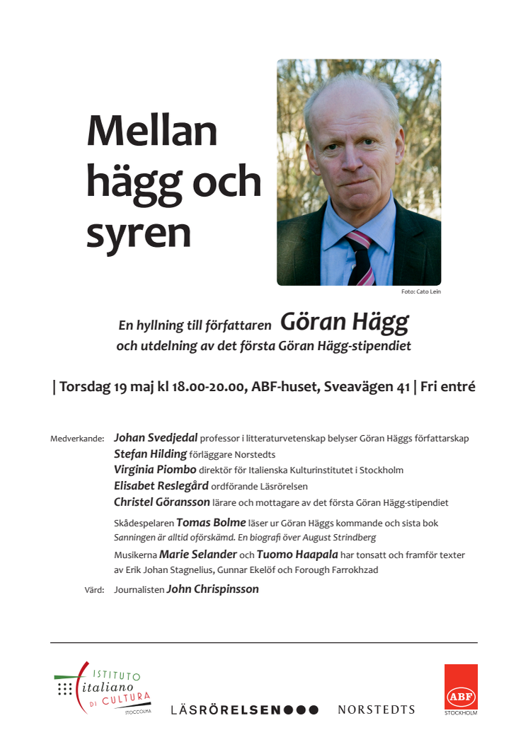 Program Mellan hägg och syren ABF 2016-05-19