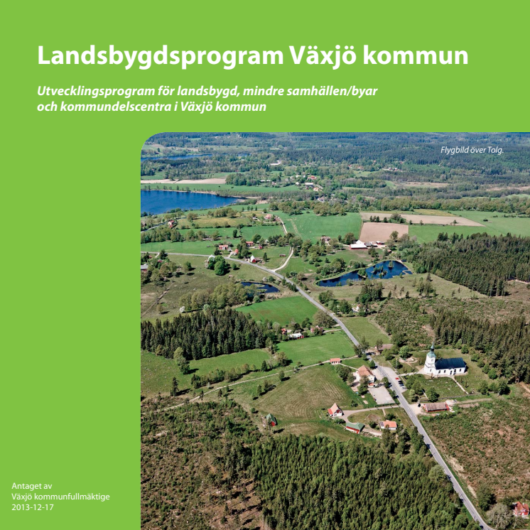 Växjö kommuns landsbygdsprogram