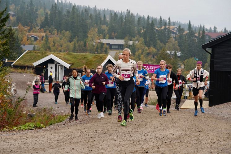 Start 13 kilometer løp