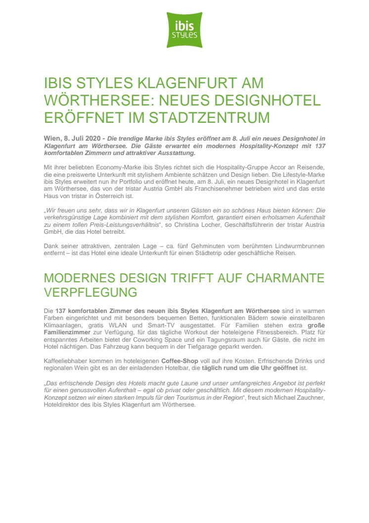 ibis Styles Klagenfurt