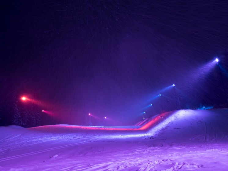 Ambilight Garden in Åre Ambilight Snow Park 