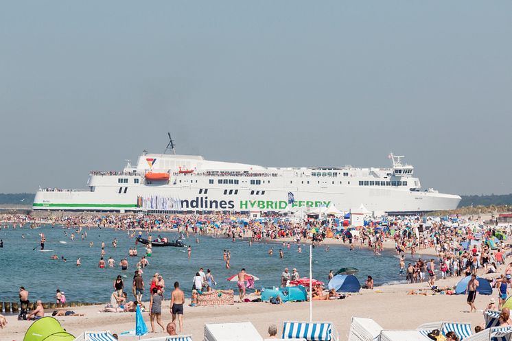 M/F Berlin i Warnemünde