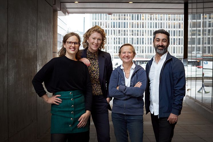 Karin Kärr Svenska institutet, Marie Claire Maxwell Business Sweden, Anne Lidgard Vinnova, Arash Sangari Tillväxtve - Foto Jenny Unnegård.jpg