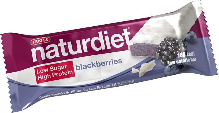 Naturdiet bar LSHP blackberries - ny smak och ny design