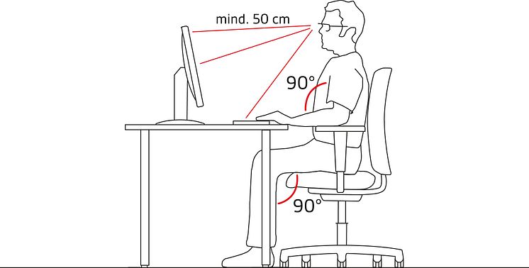 Homeoffice: Ergonomischer Arbeitsplatz