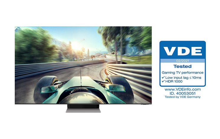 [Photo] Neo QLEDs Receive Industry First Gaming TV Performance Certification from VDE 1