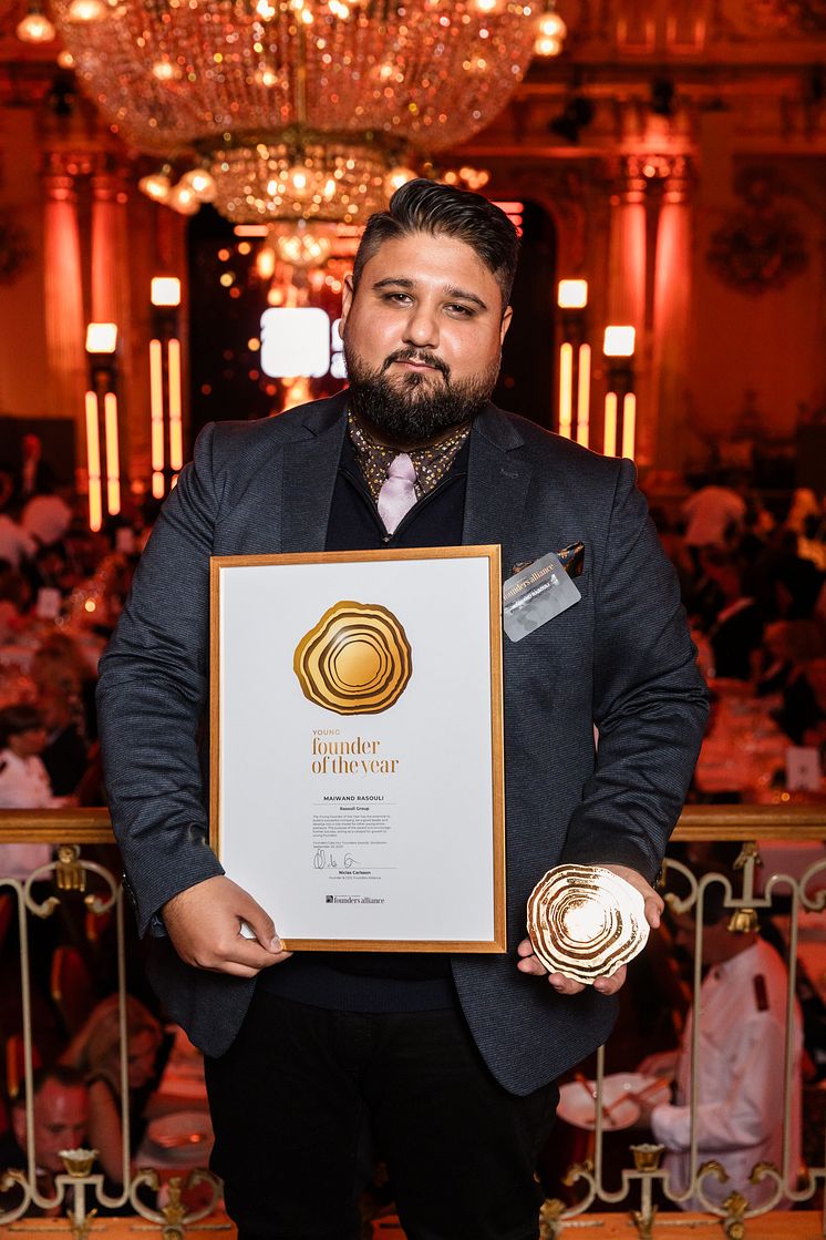 Founders Alliance, Young Founder of the Year Gold Maiwand Rasouli, Rasouli Group 11