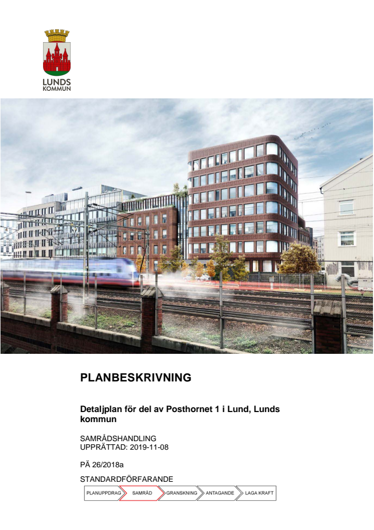 Planbeskrivning för Posthornet 1