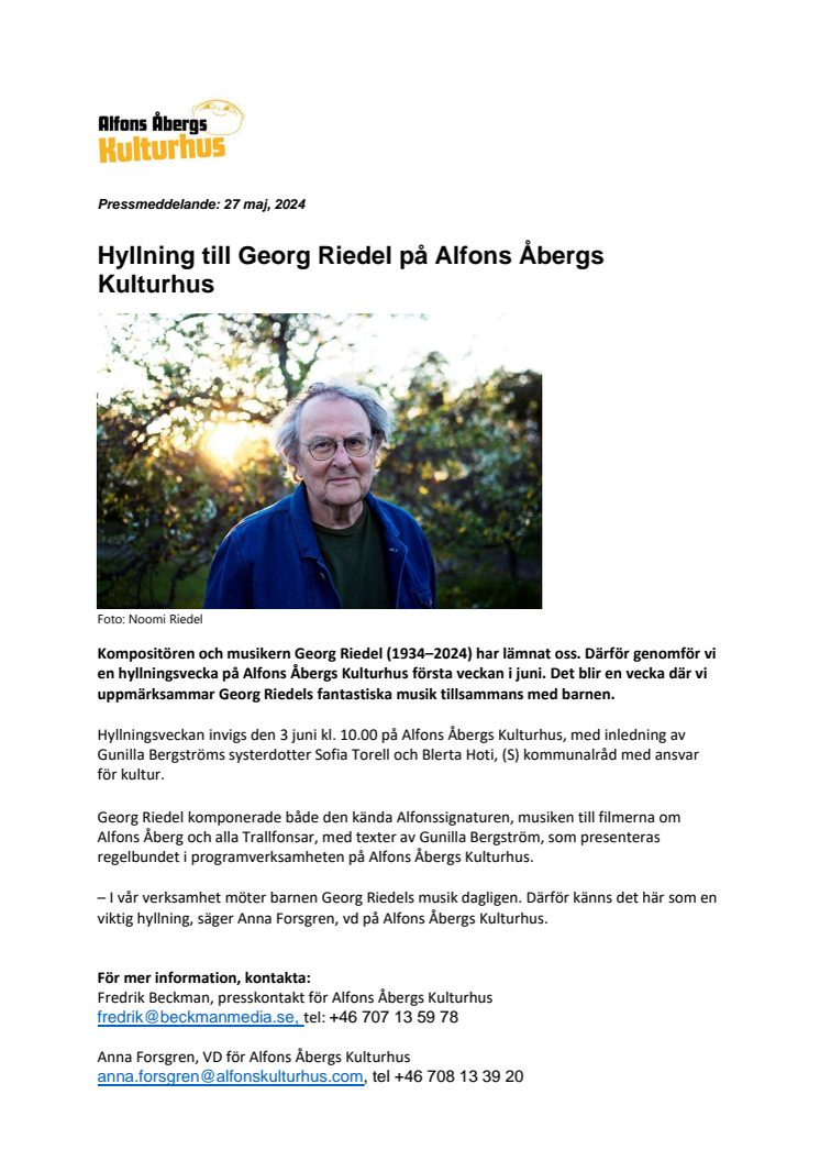 Pressmeddelande Hyllning till Georg Riedel på Alfons Åbergs Kulturhus.pdf