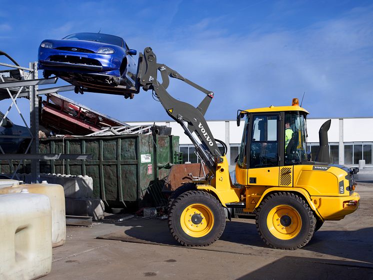 Volvo L35G hjullastare - pallgaffel, TP-länkage