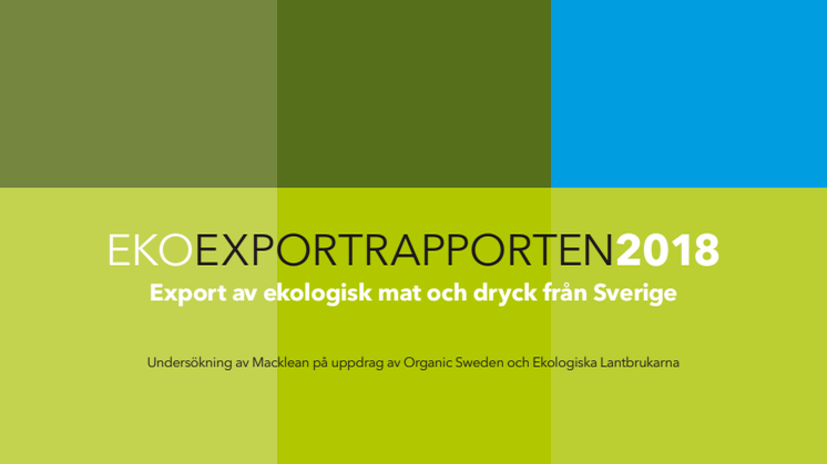 Långsiktighet och samverkan – nycklar bakom ökad export av ekologiskt