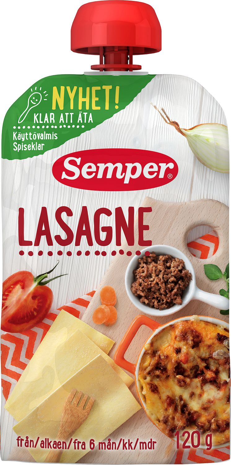 Lasagne i klämpåse