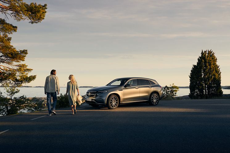 Provkörning av Mercedes-Benz EQC