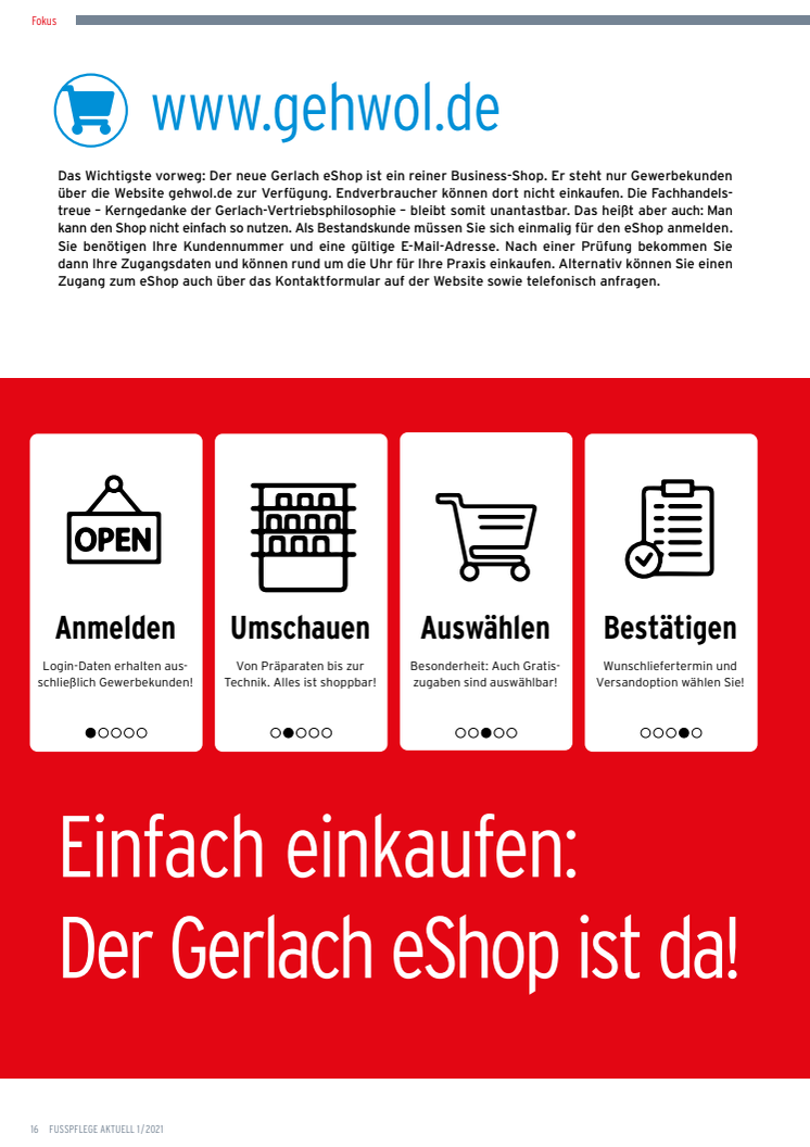 Der Gerlach eShop ist da!