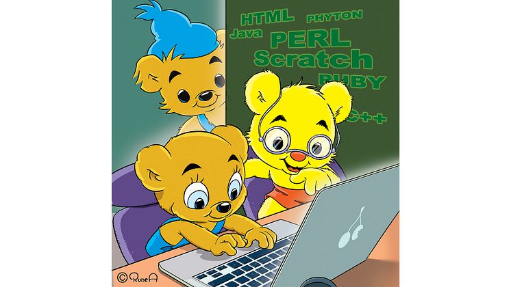 Illustration Bamse programmering 16x9