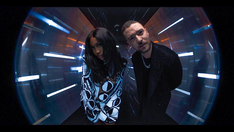 SZA & Justin Timberlake Press Photo