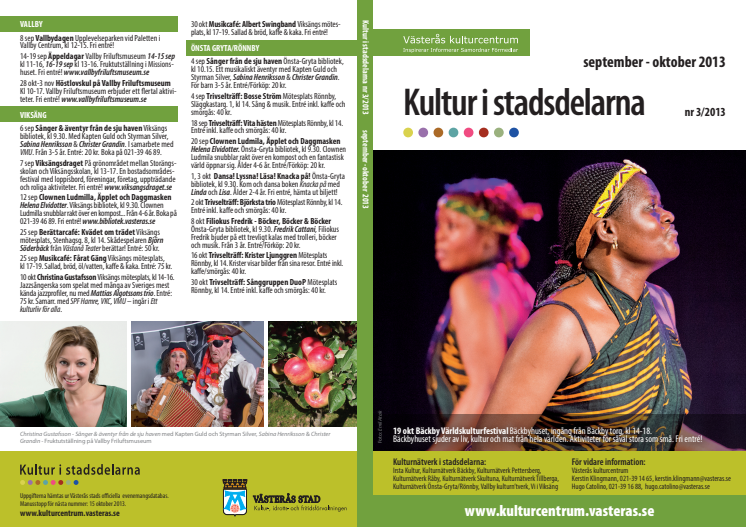 Kultur i stadsdelarna 2013 nr 3