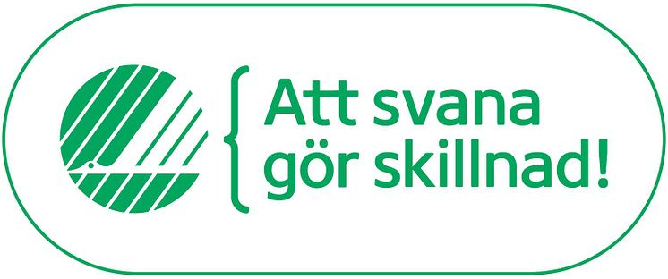 Svana grön med ram