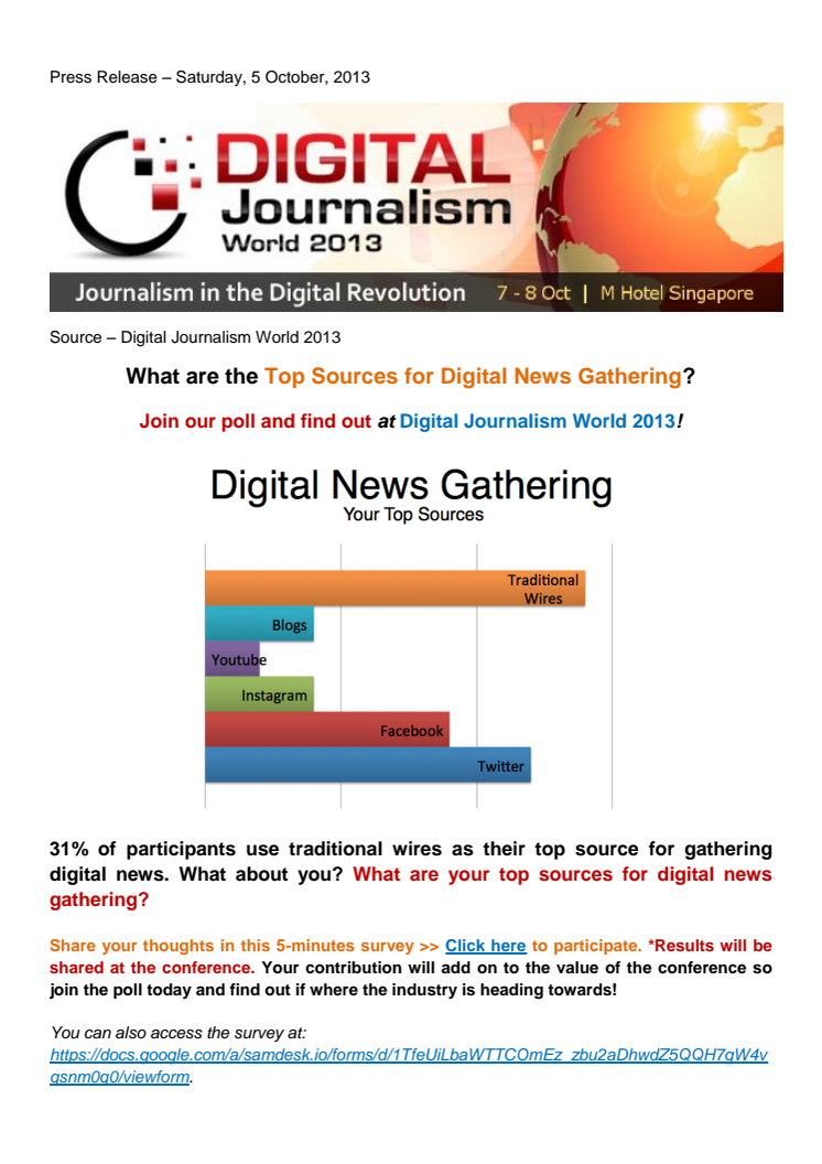 Digital Journalism World - What are the Top Sources for Digital News Gathering?