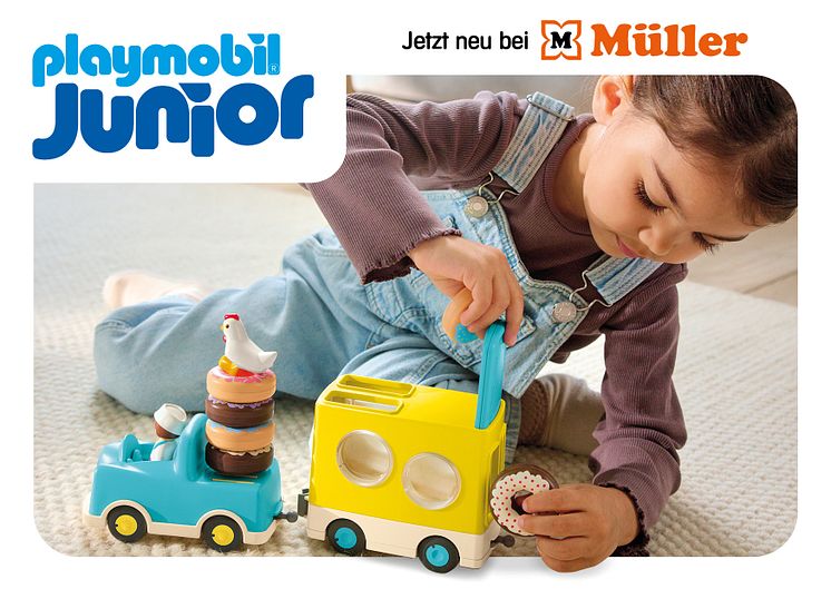 PLAYMOBIL und Müller präsentieren PLAYMOBIL Junior