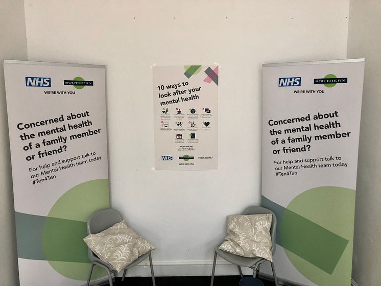 Southern is working with Sussex Partnership NHS Foundation Trust to launch a pilot scheme featuring ‘drop-in’ mental health hubs, following World Mental Health Day this Saturday (10th October)