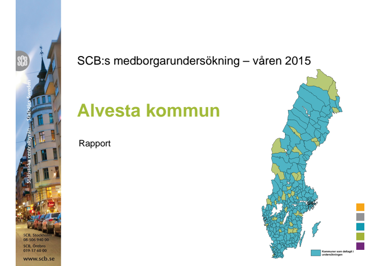 Medborgarundersökning 2015 Alvesta kommun 