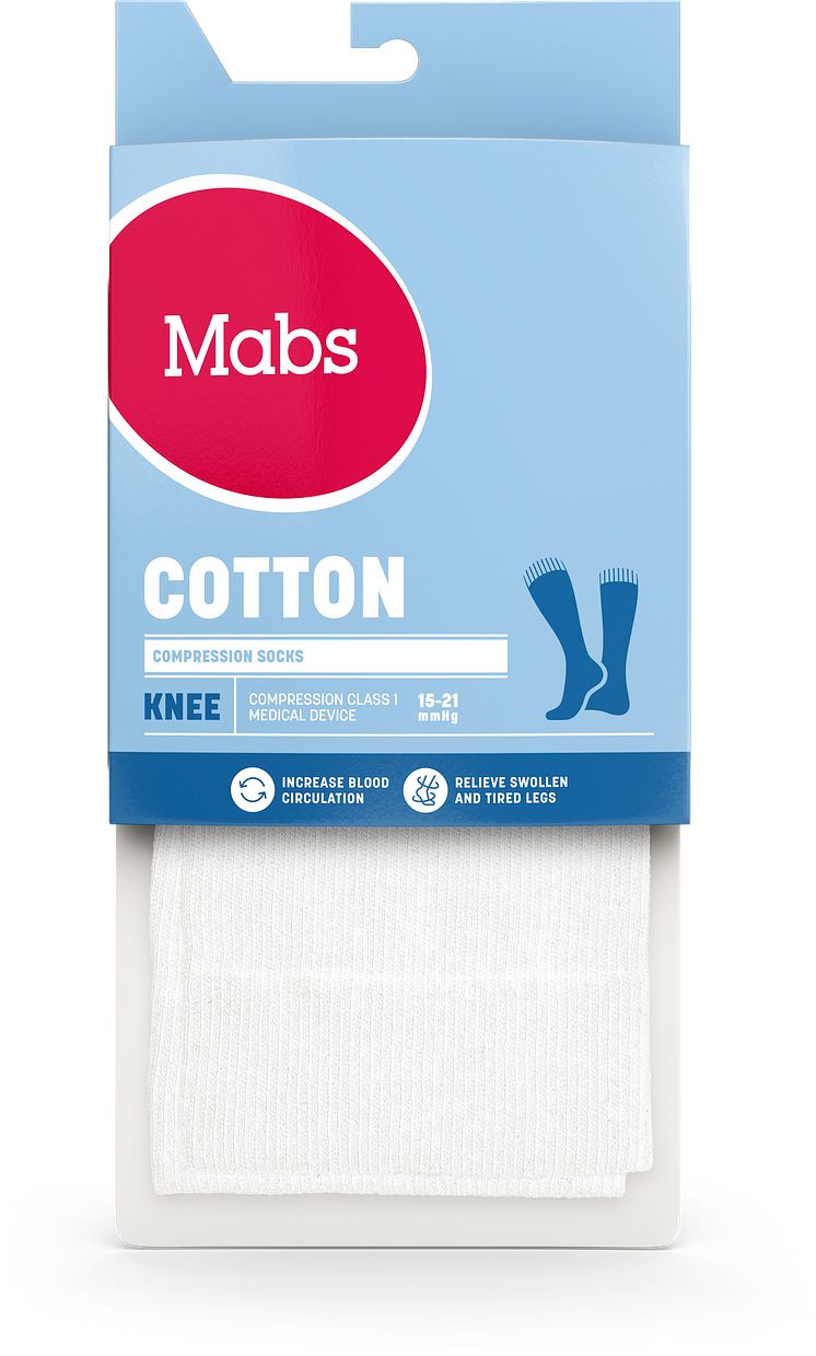 Mabs Cotton Knee White