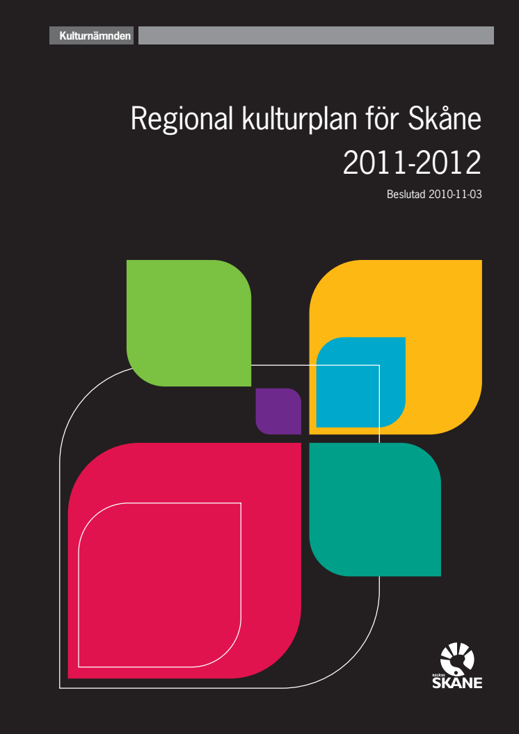 Regional kulturplan för Skåne 2011-2012