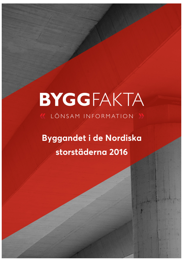 Byggandet i de Nordiska storstäderna 2016