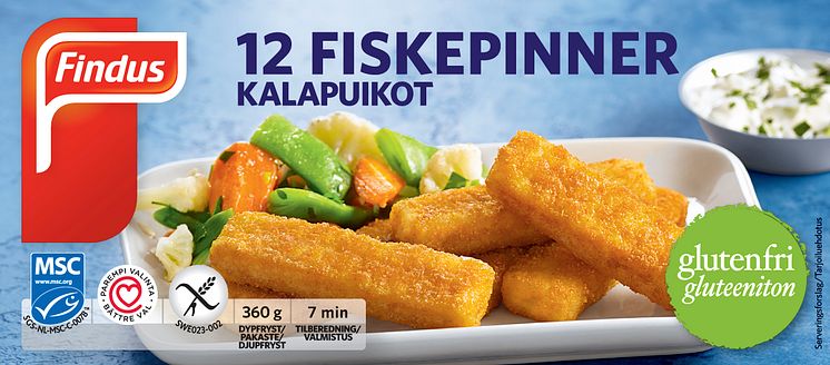 Kalapuikot gluteeniton 360g