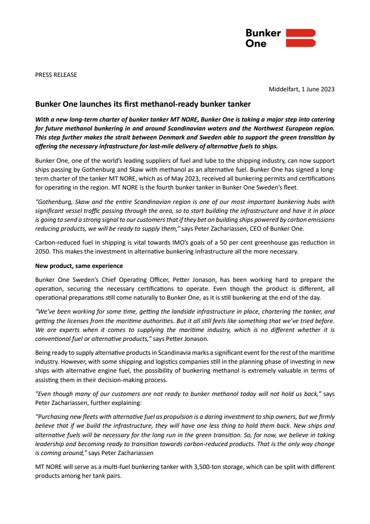 Bunker One MT NORE_press release.pdf