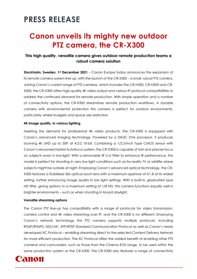 Pressmeddelande Canon CR-X300.pdf