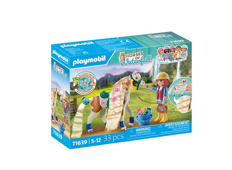 Ellie & Pferd mit Kreppeisen (71639) von PLAYMOBIL
