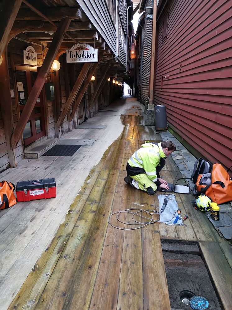 Overvåking av Bryggen i Bergen