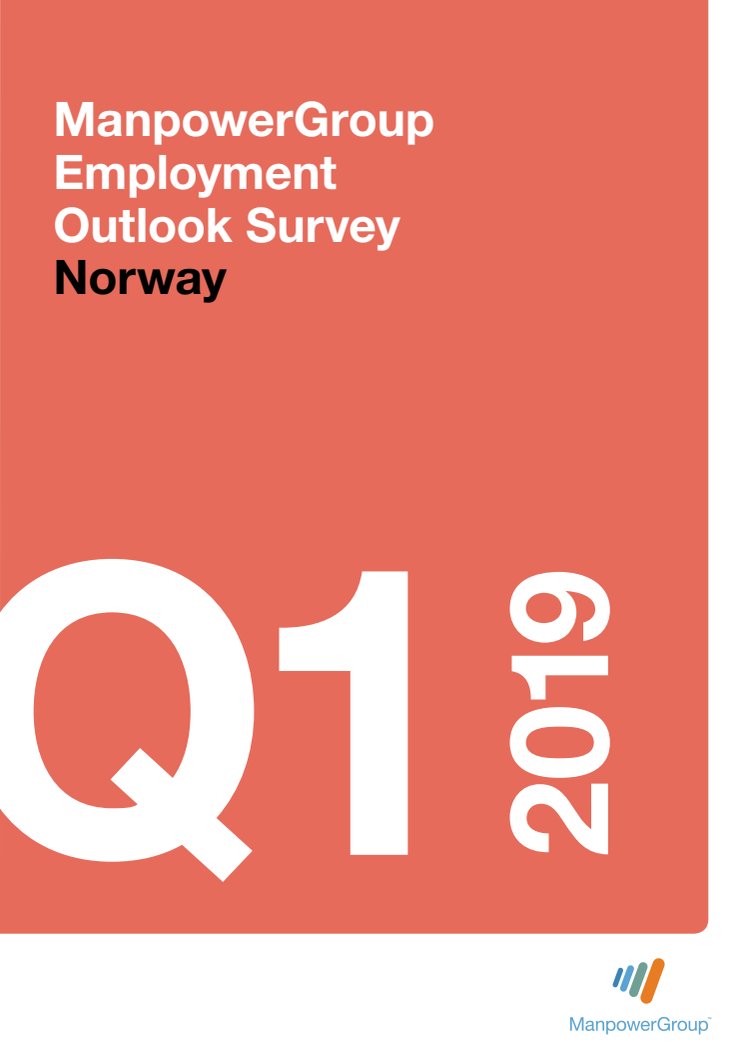 ManpowerGroups arbeidsmarkedsbarometer Q1 2019