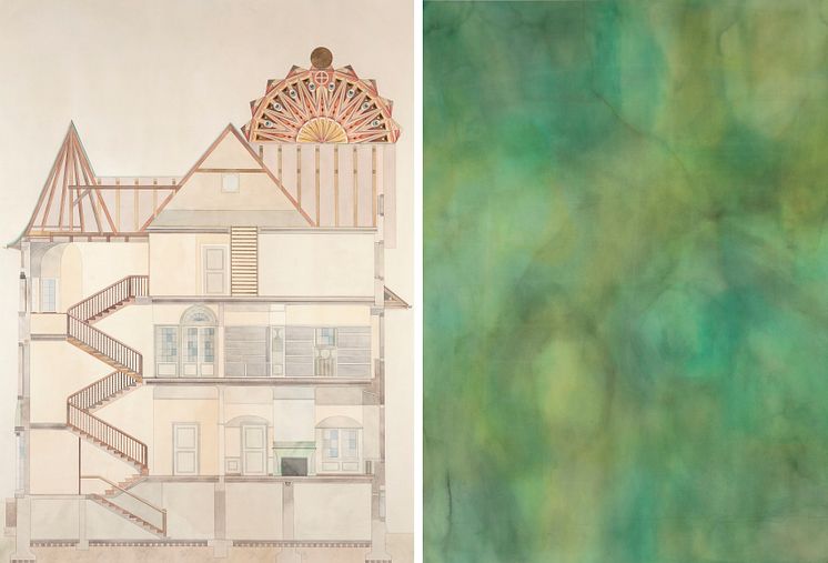 Fredrik Söderberg, Diptych - Das haus C.G. Jung & Der traum V, 2013