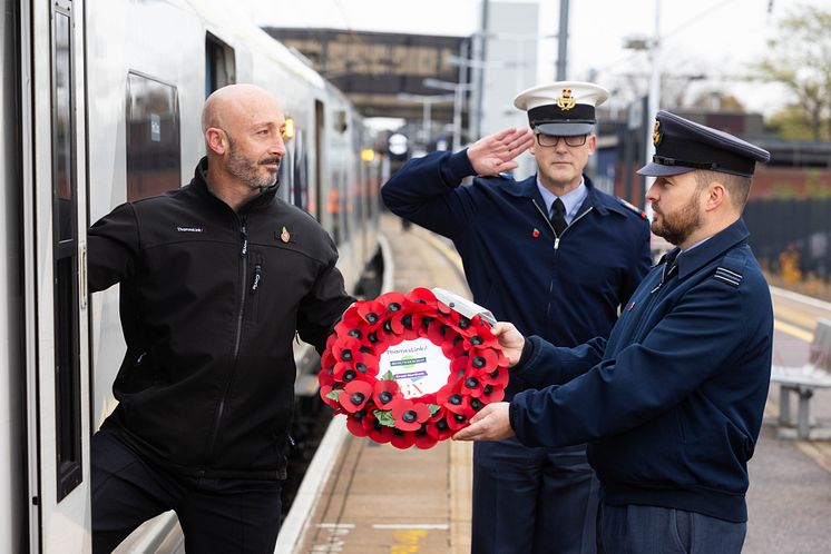 GTR's poppy wreath gets ready to travel to London