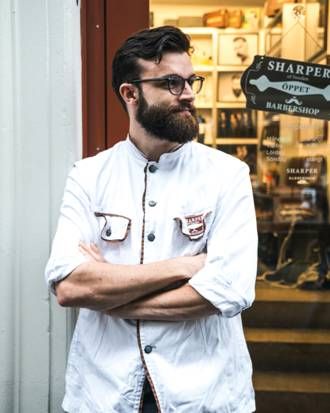 Alexander Vlajkovic Andersson, Sharper Barbershop, representerar Göteborg