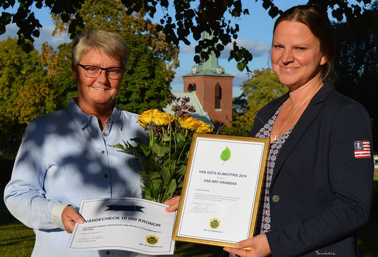 HSB brf Krabban vinnare av HSB Göta Klimatpris