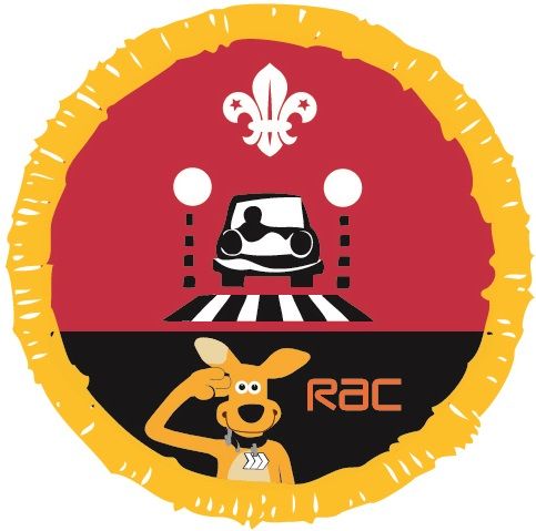 The new Scouts Road Safety badge