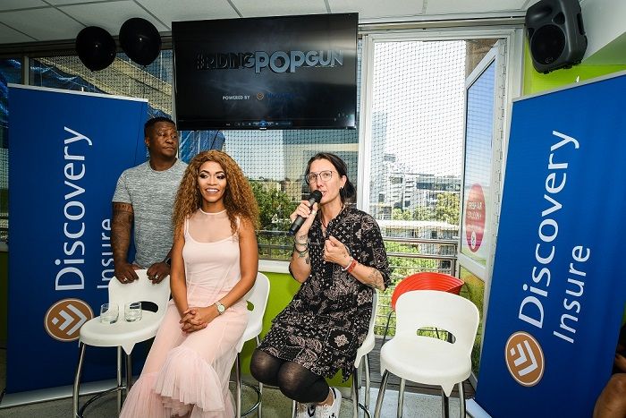 DJ Fresh, Poppy and Cath at the #RidingPopGun launch