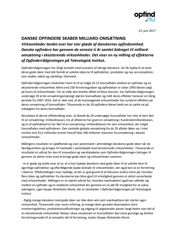 Danske opfindere skaber milliardomsætning