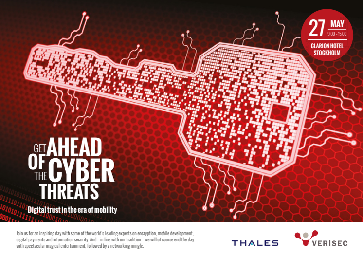 PDF-inbjudan - Get ahead of the Cyberthreats 2015